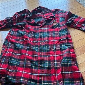 Polo by Ralph Lauren Red Plaid Pajama Shirt